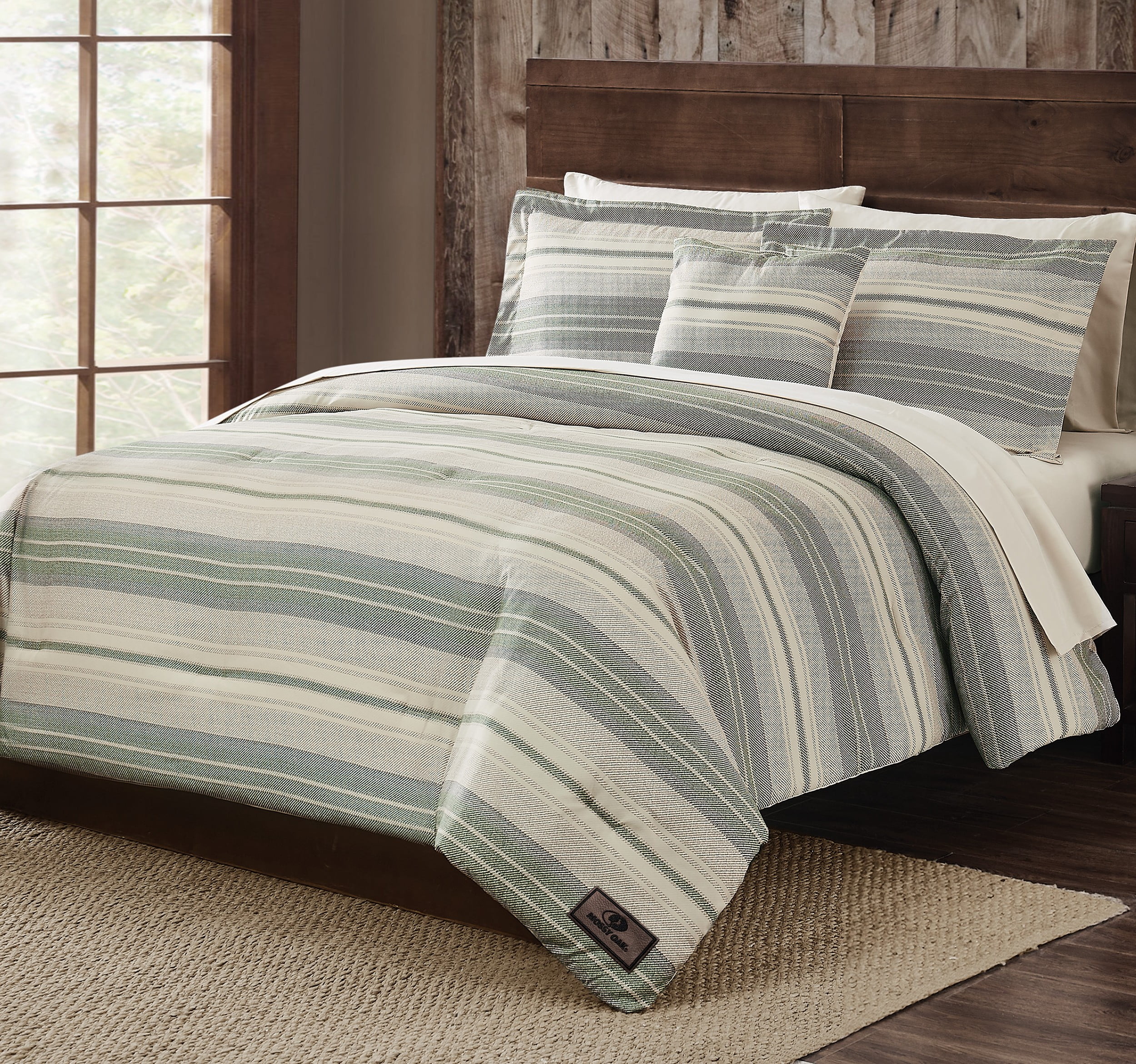 Cushy Bedding Collection 1000TC Organic Cotton Twin XL Size Solid/Striped Colors 