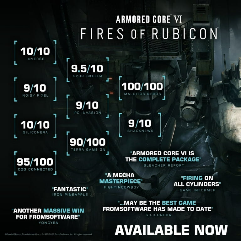 Bandai PS5 Armored Core VI Fires Of Rubicon Launch Edition