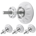 thumbnail image 1 of MesaSe 4Pcs Spindle Rods 8mm Extra Long Kids Gate Threaded Spindle Rods Anti-slip Baby Gates Accessory Screw Bolts Kit with Wall Fixer for Pressure Mounted Baby and Pet Safety Gates, 1 of 8