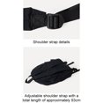 thumbnail image 3 of Mochila universal para libros Mochila escolar informal de nailon de gran capacidad (negro), 3 of 8