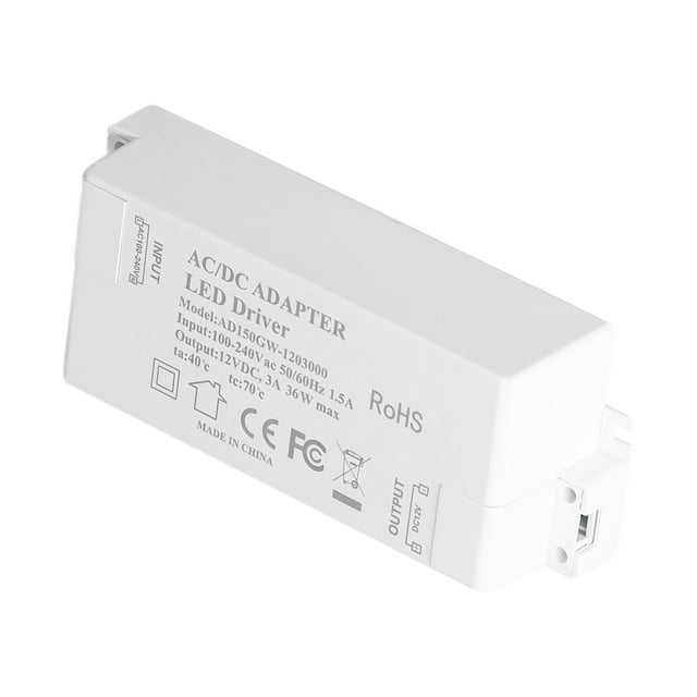 Controlador LED, controlador LED de 36 W, accesorio de iluminación de entrada, controlador ACDC, funcionalidad inteligente