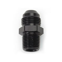 Russell Performance -10 AN to 3/8in NPT Straight Flare to Pipe (Black)