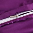 thumbnail image 4 of Wajade Satin Silk Duvet Cover Collection Soft and Smooth, King Size, Purple, Duvet Cover Only, 4 of 4