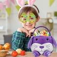thumbnail image 2 of Easter Basket Soft Comfortable Hand-held Portable Decorative Plush Cartoon Shape Candy Storage, 2 of 3