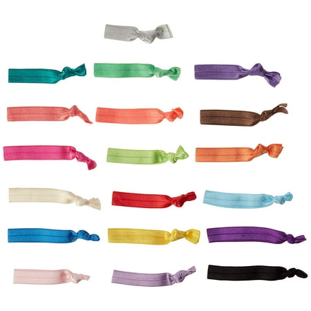 Elastic Hair Ties No Crease Ouchless Ponytail Holders Hair Bands