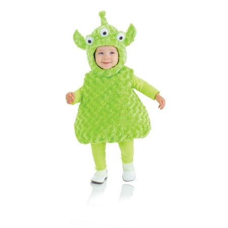 Belly Babies 3-Eyed Green Alien Costume Child Toddler
