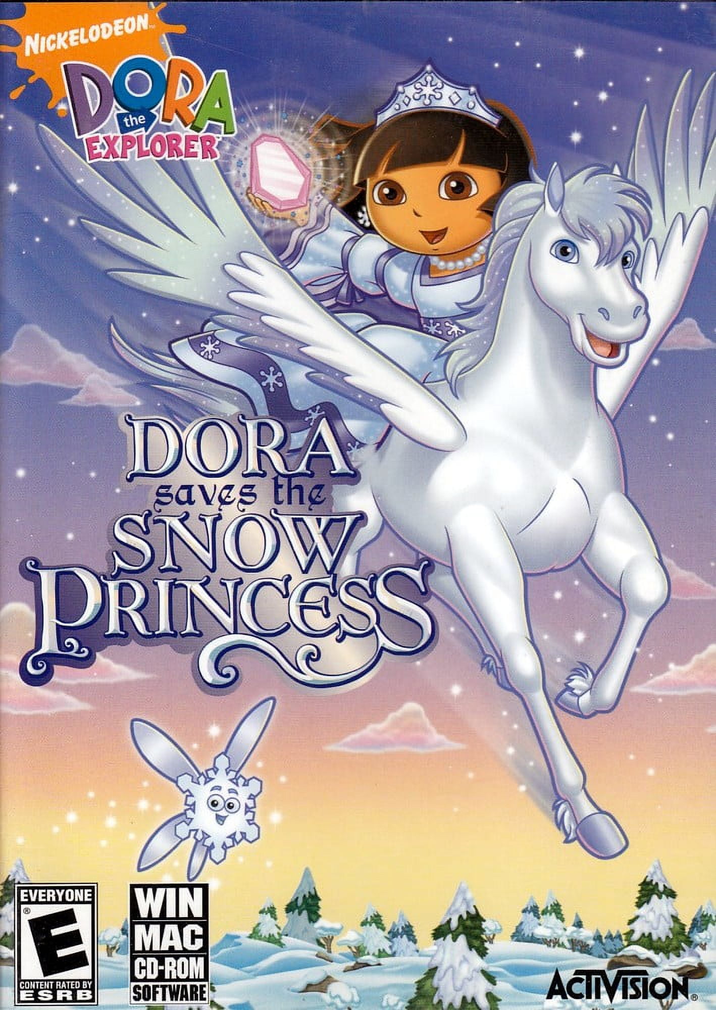 Dora the Explorer Saves the Snow Princess CDRom Game for PC Mac