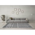 thumbnail image 3 of Ahgly Company Indoor Square Abstract Gray Modern Area Rugs, 6' Square, 3 of 4