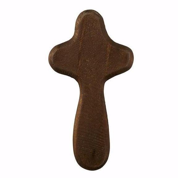 CB Gift 139339 Handheld Cross  Dark Wood - 4 in.Pack of 12