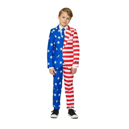 Suitmeister Boys USA Flag Americana Suit
