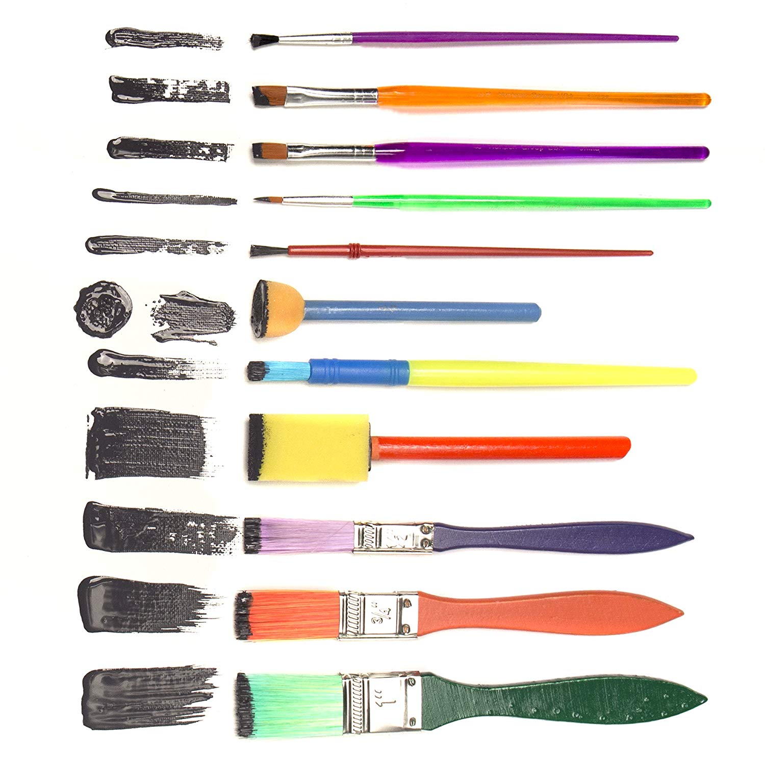 Go Create Assorted Paint Brushes, 25 ct. - image 3 of 5
