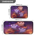 thumbnail image 4 of Kitchen Floor Mat 2 Sets Carpet Floor Mat Kitchen Mat Bathroom Mat Living Room Mat Bedroom Mat Absorbent Delicate Fabric No Ball Three Cute Owls, 4 of 7