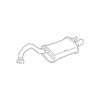 Genuine OE Mitsubishi Muffler - MR497535