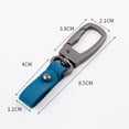 thumbnail image 6 of Ziurtnc Keychain High Strength Stainless No Deformation Electroplated Anti-lost Faux Leather Buckle Anti-break Car Key Ring Bag Pendant, 6 of 8