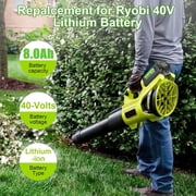 40 Volt 8.0Ah OP40601 Replacement for Ryobi 40V Lithium-ion Battery OP4050 OP4040