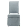 thumbnail image 4 of Wovenbyrd Lakeshore Classic Dining Chair, Covered, Armless, Wood Frame - Light Blue, 4 of 10
