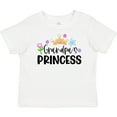 thumbnail image 3 of Inktastic Grandpa's Princess Crown and Flowers Girls Baby T-Shirt, 3 of 5
