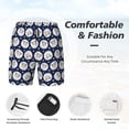 thumbnail image 3 of Balery Cute Sheep With Star Mens Swim Trunks Swim Shorts for Men Quick Dry Inseam Beach Shorts with Compression Liner Pocket-Medium, 3 of 9