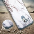 thumbnail image 3 of Alcatel Fierce XL, Alcatel Pixi Glory Case, Alcatel Onetouch Flint, Jitterbug Smart, Slim Hybrid Dual Layer Shockproof Cover - Marble, 3 of 3