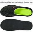 thumbnail image 4 of VONMAY Men's Cozy Slippers Two-Tone Indoor Outdoor House Shoes, 4 of 6