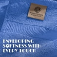 thumbnail image 4 of White Classic Luxury 650 Gsm Cotton Bath Sheet Towels, Extra Large Bathroom Towels Oversized, Light Blue, 35 x 70, 2 Pack, 4 of 6