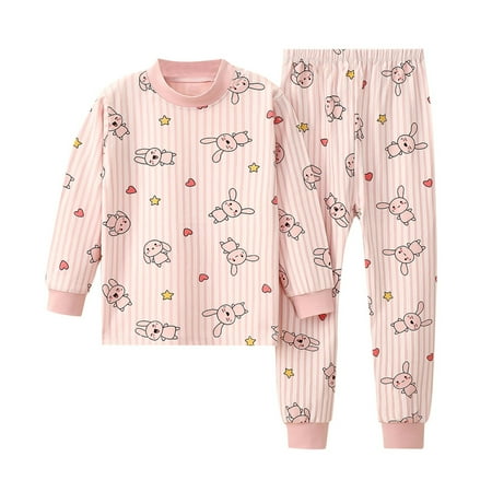 

Christmas Pajamas For Kids Toddler Girls Boys Long Sleeve Top And Pants Sleepwear Clothes Cotton 2 Piece Pajama Set Boys Pajama Sets Boys Christmas Pajamas(Color:Pink Size:5-6 Years)