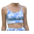 thumbnail image 2 of Daisy Del Sol Cropped Tank Spaghetti Strap Cami Floral Boho Tie Dye Print & Solid Colors Mix N Match Crop Top, 2 of 5