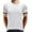 White, variant on YYDGH Mens Short Sleeve Crew Neck T-Shirt Contrast Trim Knit Slim-Fit Tees Top White S