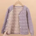 thumbnail image 3 of Chaqueta de algodón con forro interior para niños, ropa para niños y niñas, uniforme escolar con aislamiento cálido, abrigo esencial de algodón con capas para bebé, 3 of 5