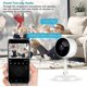 thumbnail image 2 of Cámara de seguridad Wifi Foohvr 1080p inalámbrica interior con audio bidireccional detección de movimiento humano, 2 of 3