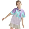 thumbnail image 3 of TAIAOJING Boy Eye-Catching T-Shirts Ice Cream Printed Short Sleeve Turndown Collar Stylish Tshirts Zipper Up Top For Toddler To Teenager Kids Durable Playsuit Sunsuit Clothes, 3 of 7