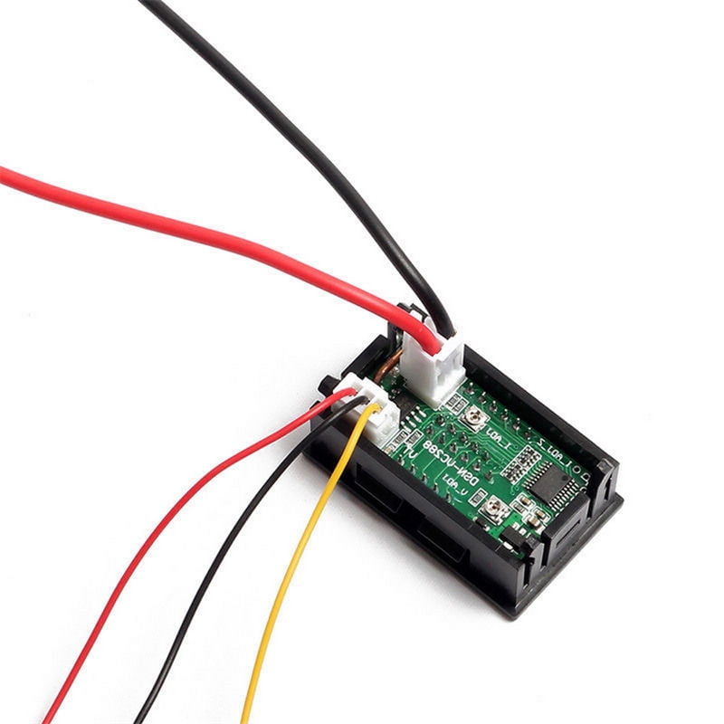 Details about / DC100V 100A Digital Voltmeter Ammeter Amp Volt Meter Blue Red LED Current Shunt