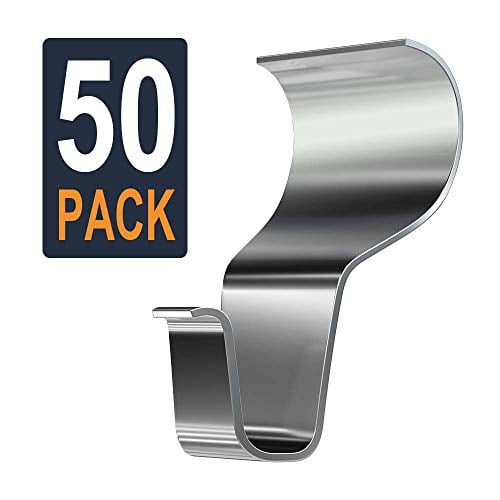 Vinyl Siding Hooks For Hanging [50 Pack], No Drilling Needed Hangers