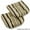 Eastbay Onyx, variant on 19-inch U-Shaped Outdoor Spun Polyester Tufted Dining Chair Cushion (Set of 2) - Cinnamon