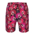 thumbnail image 4 of Kdxio Orchids Flowers Pattern Mens Casual Shorts - Drawstring Summer Beach Sports Shorts for Men, 4 of 9