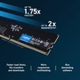 thumbnail image 3 of Crucial 32GB (2 x 16GB) 288-Pin PC RAM DDR5 5200 (PC5 41600) Desktop Memory Model CT2K16G52C42U5, 3 of 5
