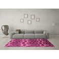 thumbnail image 3 of Ahgly Company Indoor Rectangle Solid Pink Modern Area Rugs, 2' x 5', 3 of 4
