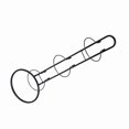 thumbnail image 1 of Estante De Almacenamiento De Bolas, Soporte De Fútbol Creativo Móvil Duradero Práctico Para Estante De Secado De Bolas Para Estante De Secado De Ropa, 1 of 7