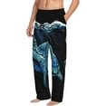 thumbnail image 2 of Fotbe Ocean Turtle Men's Pajama Pants,Sleepwear Pants,Pj Bottoms Drawstring And Pockets-Small, 2 of 9