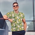 thumbnail image 4 of Rateoe Happy Easter Pattern Men's Short Sleeve Polo Shirts, Golf Polo Shirts Short Sleeve Performance Moisture Wicking Dry-X-Large, 4 of 6