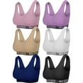 thumbnail image 1 of B2BODY Women's Sports Bras Yoga Lounge Wireless Bra Small to 2X Sizes Multi-Pack, 1 of 6