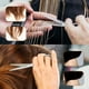 thumbnail image 5 of Tijeras de corte de pelo profesionales, tijeras de corte de pelo de peluquero de 6,5 pulgadas, cuchillas afiladas, peluquero, 5 of 5