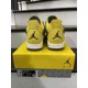 thumbnail image 3 of Ni - ke Ni - ke Air Jordan 4 Retro Lightning Tour Yellow Mens Size 9.5 2021 CT8527-700, 3 of 5