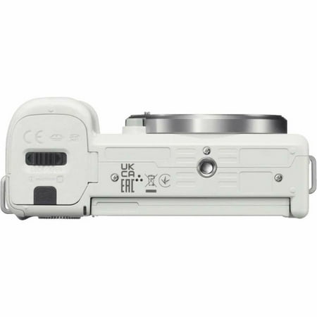 Sony - Alpha ZV-E10 Kit Mirrorless Vlog Camera with 16-50mm Lens - White