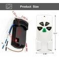 thumbnail image 5 of 53T Universal Ceiling Fan Remote Control, Remote & Receiver 28R, 3 Speed and Light Dimmer, Compatible with 53T 11T 35T HD5 UC7030T UC9050T Remote etc .for Harbor Breeze Hampton Bay Hunter Litex, 5 of 7