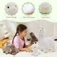thumbnail image 6 of Muiteiur 5Pcs Alpaca Stuffed Animal 17.7" Alpaca Plush Toy With 4 Babies Inside, 6 of 9