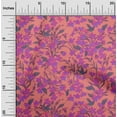 thumbnail image 1 of oneOone Cotton Poplin Pale Orange Fabric Leaves & Floral Artistic Sewing Fabric By The Yard Printed Diy Clothing Sewing Supplies 42 Inch Wide, 1 of 4