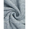 thumbnail image 5 of INSPIRE CHIC Women's Ribbed Knit Nightgown Sleepshirt Short Sleeve Sleepwear Casual Crew Neck Nightshirt 3XL Light Blue, 5 of 6