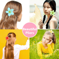 thumbnail image 6 of ZYNERY 8 Pcs Flower Hair Clip,Non Slip Flower Claw Clips,Hawaiian Flower Hair Clip for Women,Hair Claws for Medium Thick Hair Straight,Curly,Wavy Hair, 6 of 7