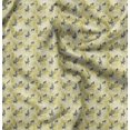 thumbnail image 1 of Soimoi Green Cotton Voile Fabric Tree Animal Print Fabric by Yard 58 Inch Wide, 1 of 6